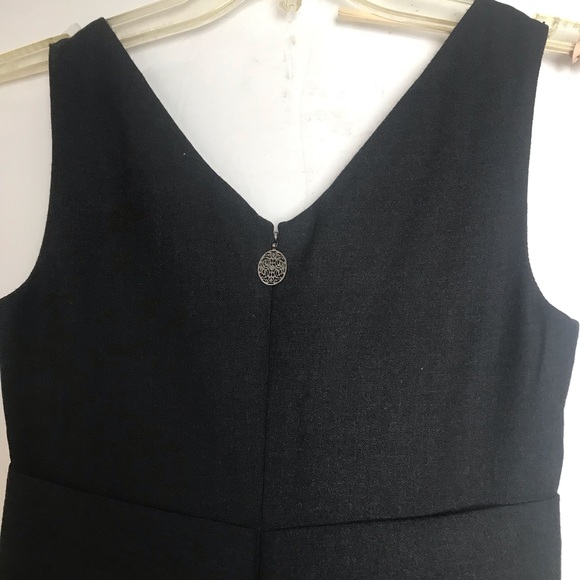 ELIE TAHARI NEW Zoe V-Neck Sleeveless Dress Sheath Cross Cross Wrap Top Lined - Picture 5 of 13